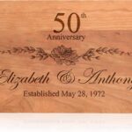 Personalized Cutting Board – 4 Sizes Engraved Charcuterie Board- Anniversary or Christmas Gift, Anniversary Present for Parents Laser Engraved Custom Unique Keepsake