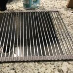Ahyuan Roll up Dish Drying Rack Over The Sink Kitchen Roll up Sink Drying Rack Portable Dish Drainer Foldable Dish Drying Rack (Warm Gray, 17.8”X17”)
