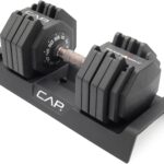 CAP Barbell ADJUSTABELL Adjustable 55 lb Hex Dumbbell Weights – Singles & Pairs | Multiple Handle Options