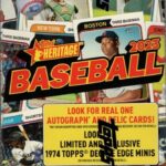 2023 Topps HERITAGE Baseball Series Factory Sealed Blaster Box with Chance for AUTOGRAPHED cards, RELIC cards, Chrome Variations, Refractors, Rookie Cards and MUCH more