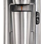 Hamilton Beach The Scoop Single Serve Coffee Maker & Fast Grounds Brewer, Brews in Minutes, 8-14oz. Cups, Stainless Steel