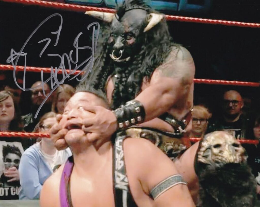 Taurus Signed 8×10 Photo Lucha Libre AAA Impact Wrestling Picture Auto 31 – Autographed Soccer Photos