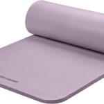Retrospec Solana Yoga Mat 1″ Thick With Nylon Strap For Men & Women – Non Slip Exercise Mat For Home Yoga, Pilates, Stretching, Floor & Fitness Workouts