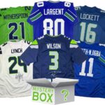 Autographed/Signed Seattle Football Jersey Mystery Box with PSA JSA or Beckett COA