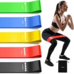 Resistance Bands for Working Out, Elastic Exercice Loop Bands for Physical Therapy, Yoga Starter Set of Stretch Bands for Booty Legs, Pilates Flexbands