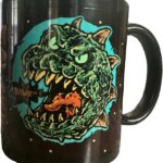 Unique Japanese Kaiju Monster Coffee Tea Mug – Handcrafted Ceramic Cup – King of Monsters