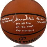 Jerry West Signed Official Basketball Mr. Clutch/NBA Champs/Finals MVP/HOF PSA – Autographed Basketballs