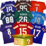 Active Stars Autographed/Signed Football Jersey Mystery Box with PSA JSA or Beckett COA