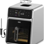 Dreo ChefMaker Combi Fryer, Cook like a pro with just the press of a button, Smart Air Fryer Cooker with Cook probe, Water Atomizer, 3 professional cooking modes, 6 QT
