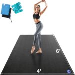 MRO Extra Large Yoga Mat, 12’x6’/9’x6’/7’x5’/6’x4′ (9MM) Extra Wide and Thick Exercise Mats for Home Gym Workout, Non-Slip, Soft for Women and Men Fitness, Ideal for Barefoot Yoga, Pilates, stretching