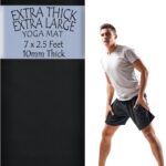 Tatago Extra Thick Yoga Mat Wide & XL-Our 10mm Extra Large Yoga Mat Thick Extra Wide And Long For Total Joint Cushioning. A Large Exercise Mat Thick And Perfect For Home Workout Pilates Or Studio.