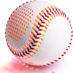 Glow Baseball Bluetooth Speaker，Portable Sports Gift for Fans, Waterproof Outdoor Speaker with Party Lights.