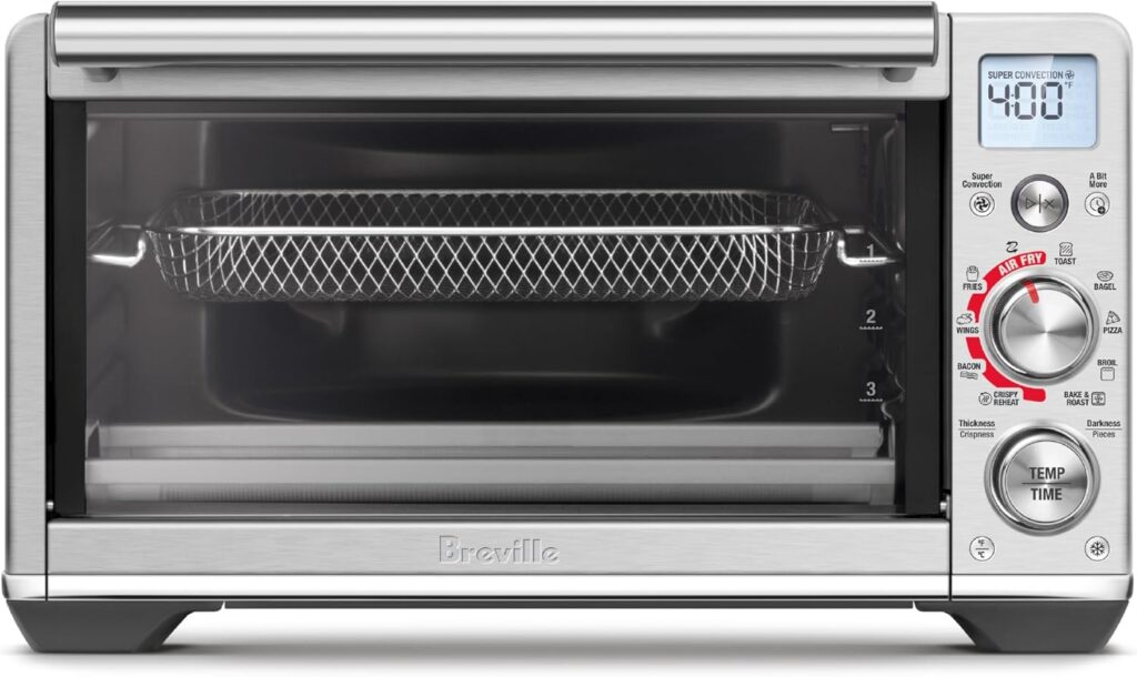Breville Smart Oven Air Fryer Compact, Brushed Stainless Steel