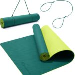 Ewedoos Eco Friendly Yoga Mat Thick TPE Yoga Mat Non Slip Yoga Mats Anti-tear Exercise Workout Mat for Women Men Kids Yoga, Pilates and Fitness