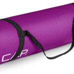 CAP Barbell 1/2-Inch High Density Exercise Yoga Mat with Strap | Multiple Options