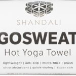 Shandali GoSweat Non-Slip Hot Yoga Towel with Super-Absorbent Soft Suede Microfiber in Many Colors, for Bikram Pilates and Yoga Mats.