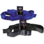 THERABAND CLX Resistance Band with Loops, 2 Pack Fitness Band for Home Exercise Workouts, Portable Workout, Great for Athletes, 5’ Consecutive Loops, 2-Pack Extra Heavy/Special Heavy, Blue-Black