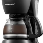 Elite Gourmet EHC4128 Automatic 4-Cup Brew & Drip Coffee Maker with Pause N Serve, Glass Carafe, Reusable Filter, On/Off Switch, Keep Warm, Water Level Indicator, Black