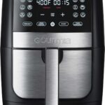 Gourmia 8 Qt Digital Air Fryer GAF826 – XL Capacity with 12 One-Touch Presets, Nonstick Dishwasher Safe Basket, Oil-Free Cooking, ETL-Certified, Sleek Black Finish