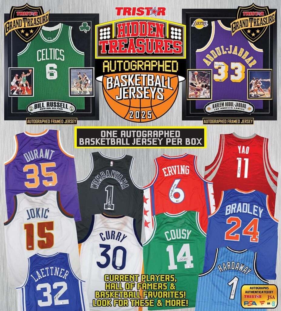 TRISTAR Hidden Treasures Autographed Basketball Jerseys 2025 (1 Box)