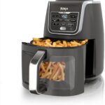 Ninja EzView Air Fryer Max XL, 5.5-QT Capacity, 7 functions: Max Crisp, Air Roast, Bake, Reheat, Dehydrate, and more, up to 450°F, EzView Window, Grey, AF171C (Canadian Version)