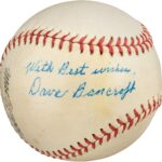 The Finest Dave Bancroft Single Signed Baseball PSA DNA & JSA COA – Autographed Baseballs