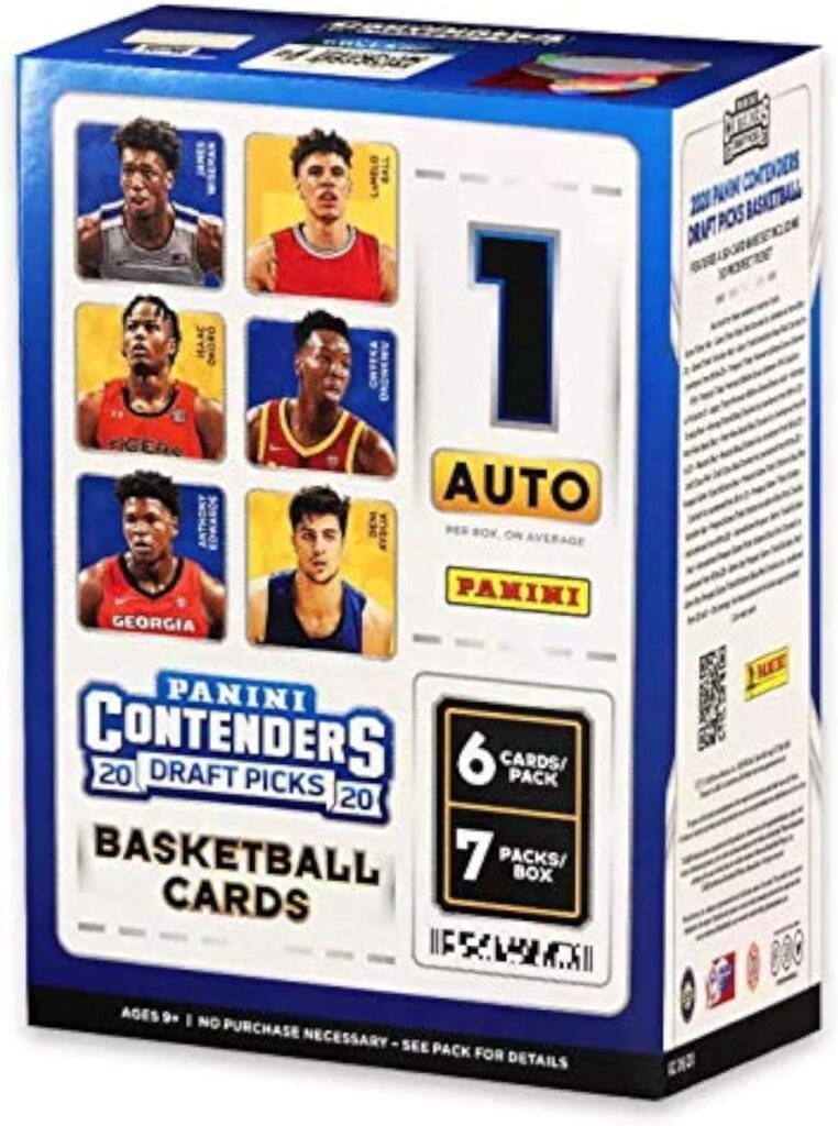 2020 NBA Contenders Draft Picks Basketball Trading Card Blaster Box