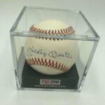 Mickey Mantle Signed American League Baseball PSA DNA Graded MINT 9 – Autographed Baseballs