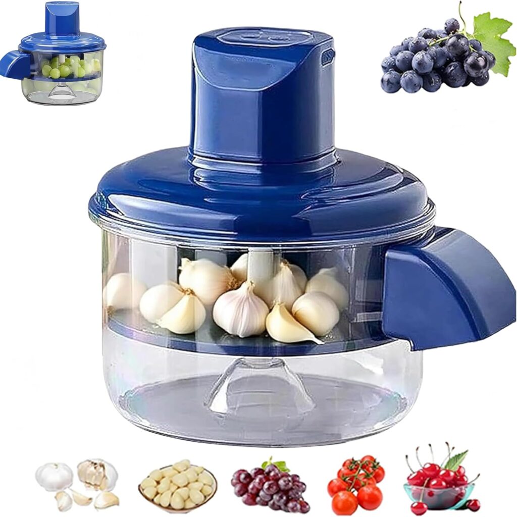 Garlic Peeler Machine, Electric Grape Peeling Machine, Automatic Small Fruit Peeling Tool, Rechargeable Home Kitchen Aid Peeler for Elderly, Commercial Smart Fruit Machines