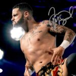 Trey Miguel Signed Impact Posed In Ring 8×10 Photo #1 JSA COA – Autographed Soccer Photos