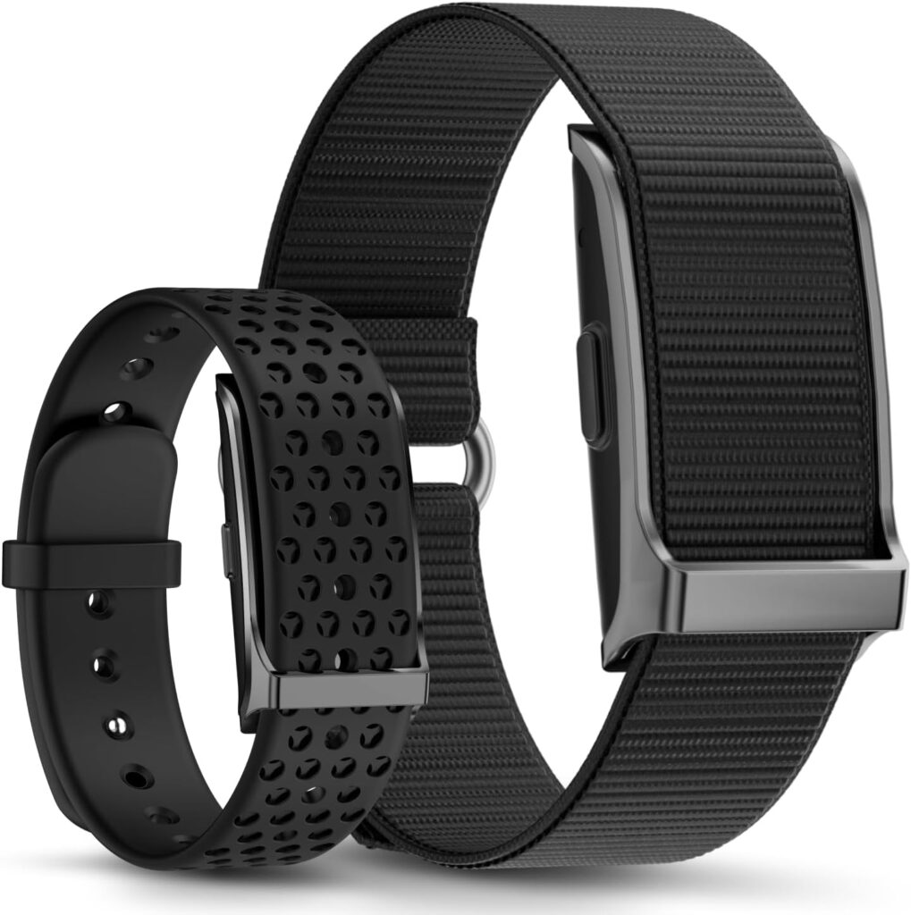 Health Fitness Tracker, Wearable Smart Bracelet for Men Women, Continuous Sleep/Heart Rate/Stress/Blood Pressure Monitor, IP68 Waterproof 120+Sports Modes, 2 Pack Bands, Free App for Android iPhone