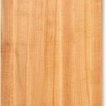 John Boos Chop-N-Slice Series Rectangular Wooden Maple Cutting Board 18”x12” – 1.25” Thick, 8-lb Reversible Butcher Block with Eased Corners & Edge-Grain – Made in the USA