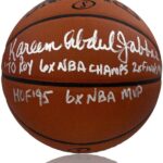 Kareem Abdul-Jabbar Signed Official Basketball ROY/NBA Champs/Finals MVP/HOF BAS – Autographed Basketballs