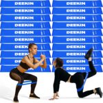 Deekin 20 Pcs Resistance Bands Resistance Loop Exercise Bands Exercise Equipment Elastic Drap Ring for Women and Men Home Fitness, Gym, Yoga