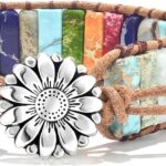 sedmart 7 Chakra Bracelets for Women with Real Stones Leather Wrap Healing Bead Bracelet Women Men Boho Friendship Jewelry