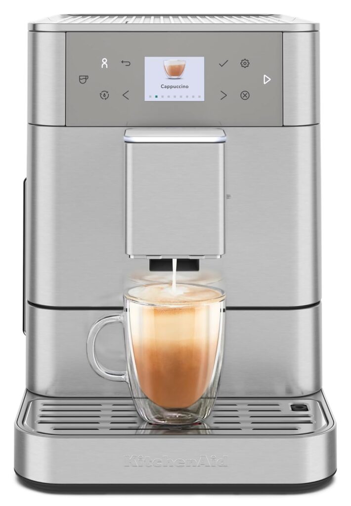 KitchenAid Fully Automatic Espresso Machine KF6, KES8556SX, Stainless Steel