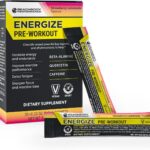 BODi Energize Pre Workout Powder – Beta-Alanine, Quercetin & Low-Dose Caffeine Formula for Enhanced Energy & Focus, Increase Energy & Endurance Supplement, Strawberry Lemonade Flavored, 20 Sticks