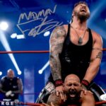 Madman Fulton Signed Impact In Ring 8×10 Photo #1 WWE NXT Sawyer JSA COA – Autographed Soccer Photos