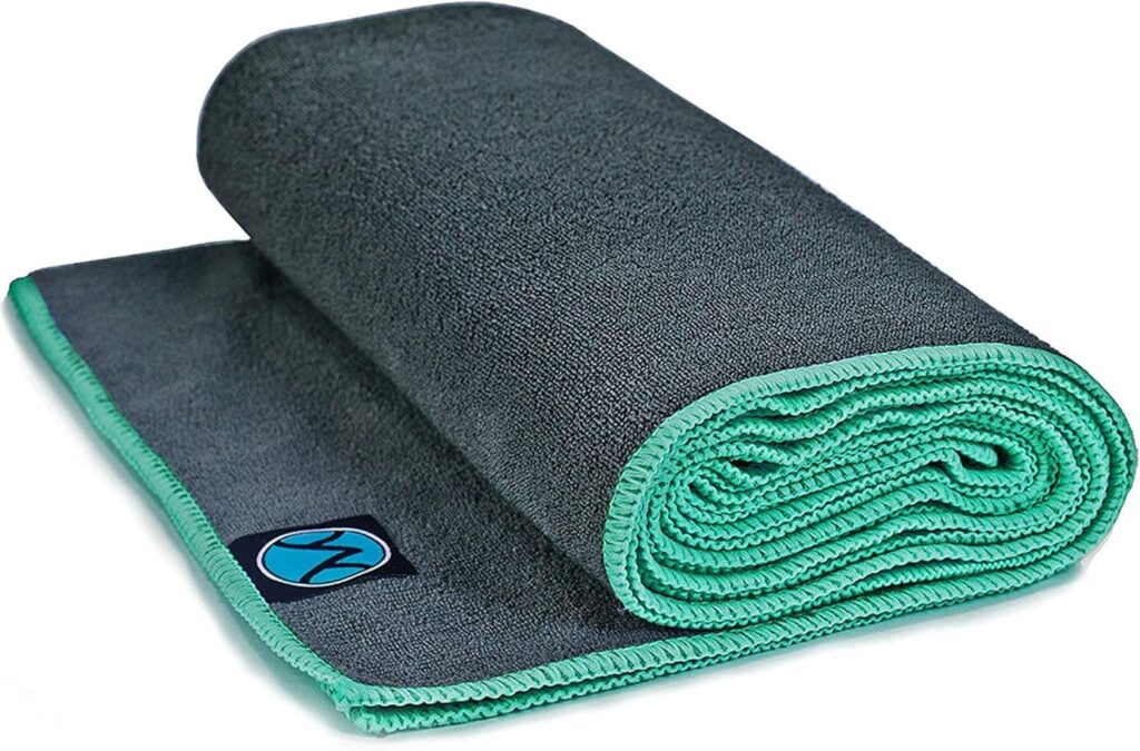 Youphoria Yoga Microfiber Non-Slip Towel – Hot Yoga Mat Towel for Enhanced Grip and Sweat Absorption