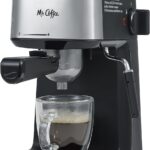 Mr. Coffee 4-Shot Steam Espresso Cappuccino and Latte Maker with Stainless Steel Frothing Pitcher