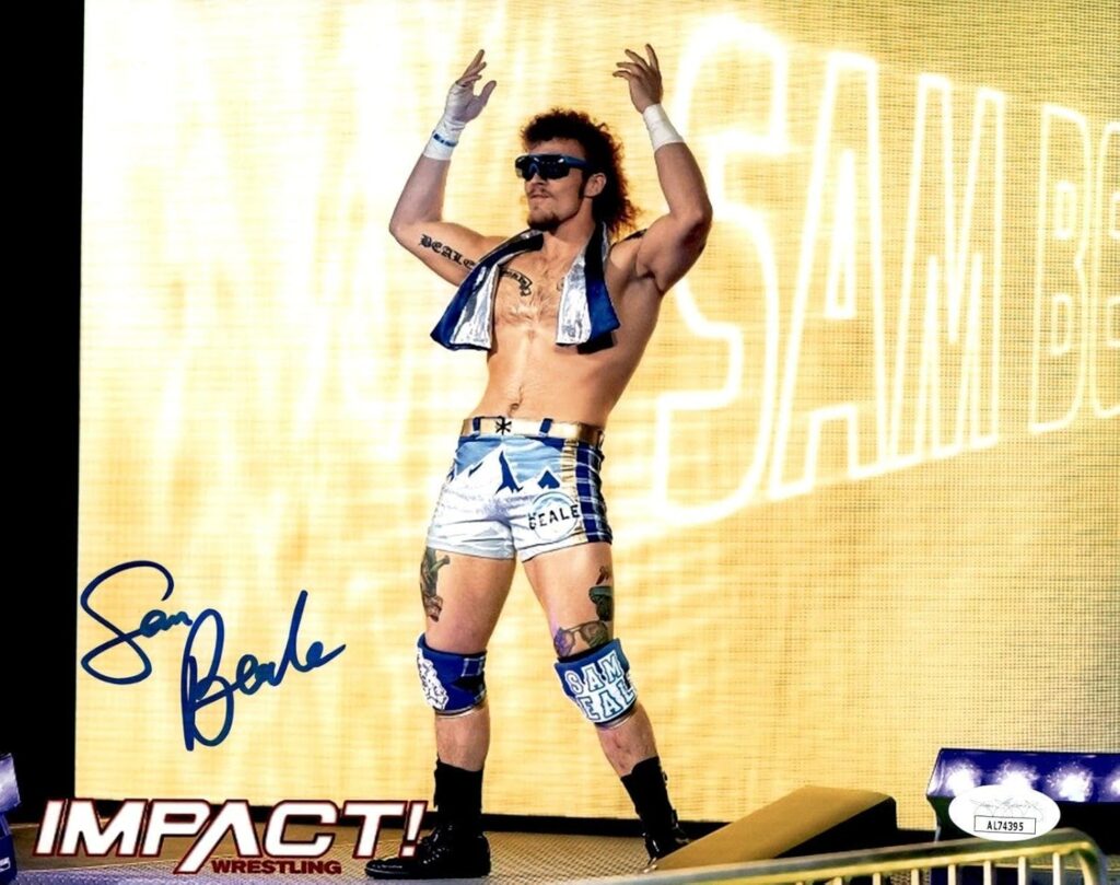 Sam Beale Signed Impact Entrance 8×10 Photo JSA COA – Autographed Soccer Photos