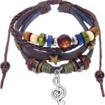 Handmade Multi-Strand Beaded Bracelet,Fairy Core Grunge Accessories,Hippie Clothes for Women Bohemian,Therian Bracelet for Men,Boho Style Clothing Girl Jewelry