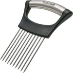 Cooswai Stainless Onion-Holder Slicing-Kitchen Assistant-Vegetable – Upgrade Chopper Slicings Tool, Food Slicing Assistant 1PC
