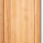 John Boos BBQ Series Rectangular Wooden Maple Cutting Board 18”x12” – 1.5” Thick, 8.5-lb Reversible Butcher Block with Juice Groove, Edge-Grain & Finger Grips– Made in the USA