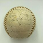 1955 Brooklyn Dodgers W.S. Champs Team Signed Baseball Jackie Robinson JSA COA – Autographed Baseballs