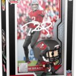Tom Brady #11 Prizm Facsimile Signed Reprint Laser Autographed Funko POP! Trading Cards Football: Tampa Bay Buccaneers Figurine