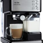 Mr. Coffee Espresso and Cappuccino Machine Stainless Steel Programmable Coffee Maker with Automatic Milk Frother 15-Bar Pump Ideal for Home Baristas