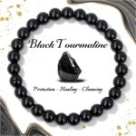 Raicegs 4 6 8MM Beaded Bracelets Healing Crystal Bracelet for Women Men Natural Stone Handmade Stretch Bracelet Reiki Spiritual Jewelry