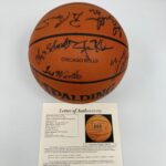 1997-98 Chicago Bulls NBA Champs Team Signed Game Basketball The Last Dance JSA – Autographed Basketballs