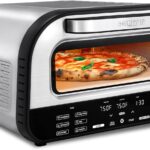 Gourmia Indoor Pizza Oven Air Fryer Toaster – 1800W Countertop Multi-Cooker with Pizza Stone, Digital Controls & 6 Presets, Stainless Steel